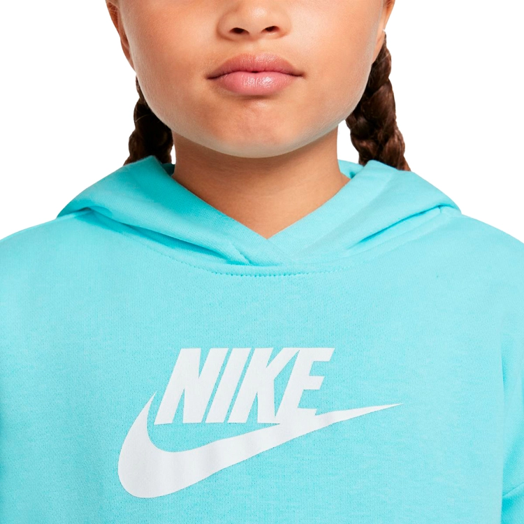 Толстовка Nike G NSW CLUB FT CROP HOODIE HBR